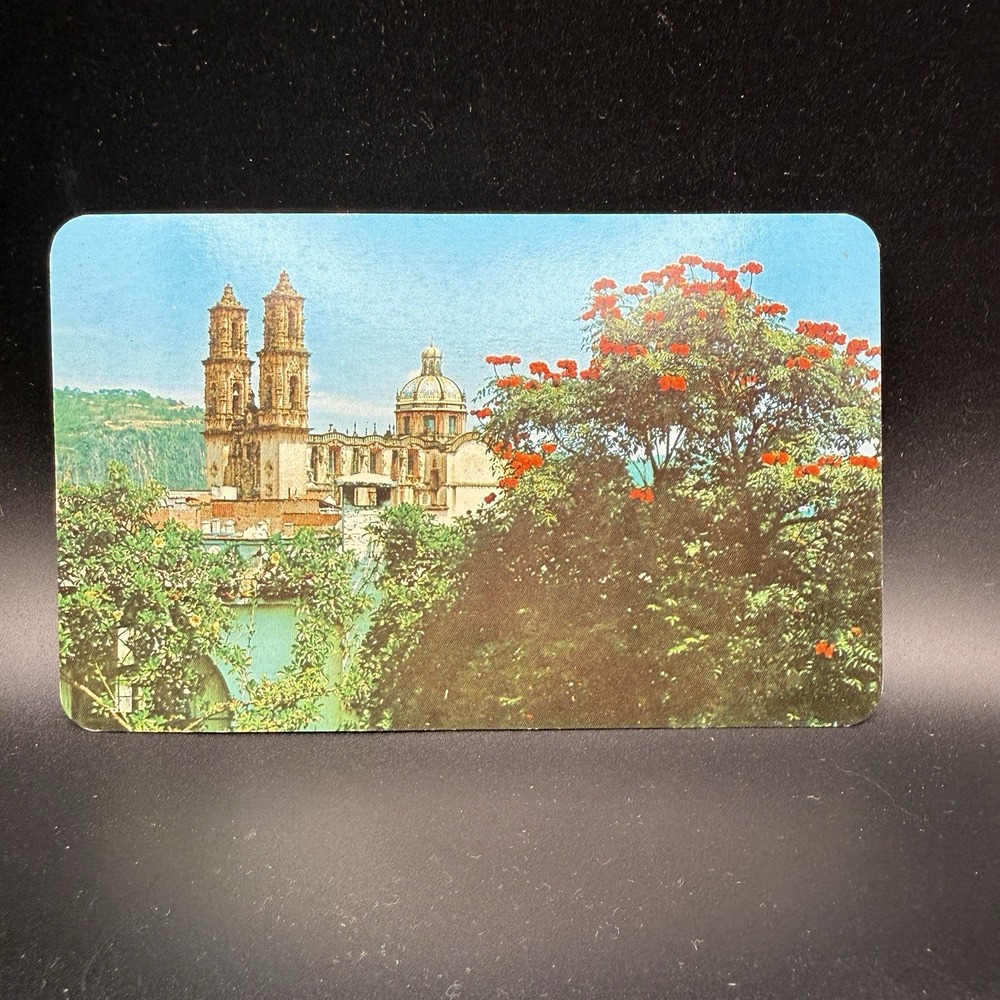 Vintage Postcard Lito en Mexico Taxco Guerrero - Santa Prisca